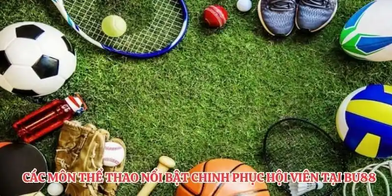 Các môn thể thao nổi bật chinh phục hội viên tại BU88