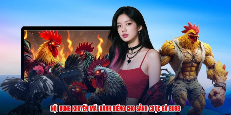 Nội dung khuyến mãi dành riêng cho sảnh cược gà BU88
